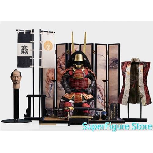 IN STOCK 1/6 POPTOYS EX029 Ishida Mitsunari Red Armor Costume & Head Sculpt Fit BD001 Body