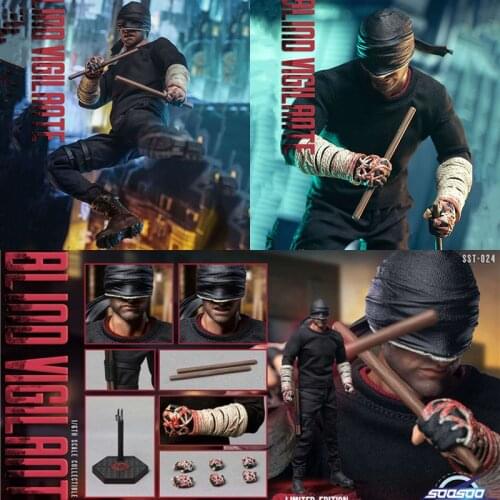 In Stock Soosootoys 1/6 Scale SST024 Blind Vigilante Lawyer Matt Murdock 12'' Male Solider Action Figure Full Set for Collection