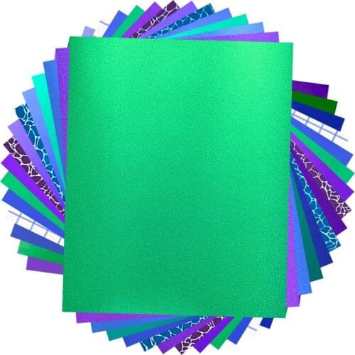 Adhesive Craft Vinyl 14 Assorted Color Vinyl with 1 Transfer Film for Outdoor and Indoor Decor Decal Sticker for Cutting Cricut