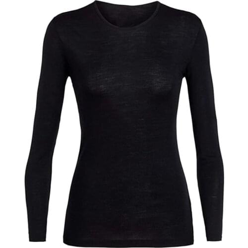 Womens Base Layer 100% Merino Wool Womens Merino Wool T Shirt Moisture Wicking Warm Long Sleeve Thermal Shirt UK Size