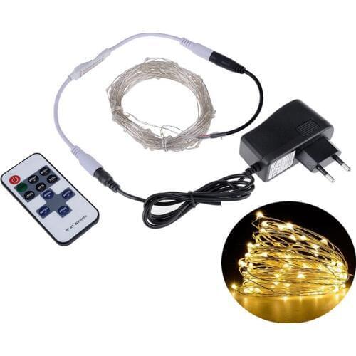 Светодиодные гирлянды с прозрачным проводом ZJRIGHT China At AliExpress