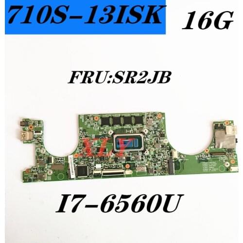16G FRU:5B20L46925 LS710 15238-1 for Lenovo Ideapad 710S -13ISK xiaoxin air 13 Motherboard I7-6560U 100% test ok