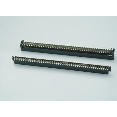 10pcs 2x50 P 100 pin 1.27mm Pin PCB Female Header dual row Straight SMT Surface Mount 2x50 Pin 100 Position Box Header Male Pin