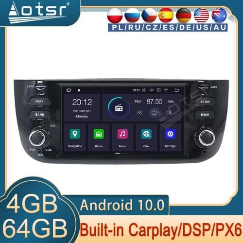 Android For Fiat Punto Radio Multimedia 2009 2010 2011 2012 - 2015 GPS Navigator Auto Stereo Head Unit Cassette Recorder Screen