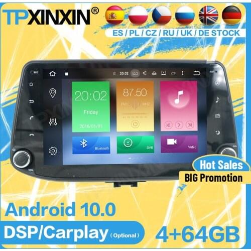 Car Radio Stereo Screen Control Receiver Android For Hyundai I30 Elantra GT 2012 2013 2014 2015+ GPS Player Auto Audio Head Unit
