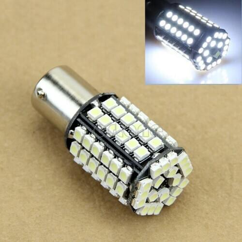 White Car 1156 382 Tail Turn Signal 80 SMD LED Bulb Lamp Light BA15S P21W 1XCF