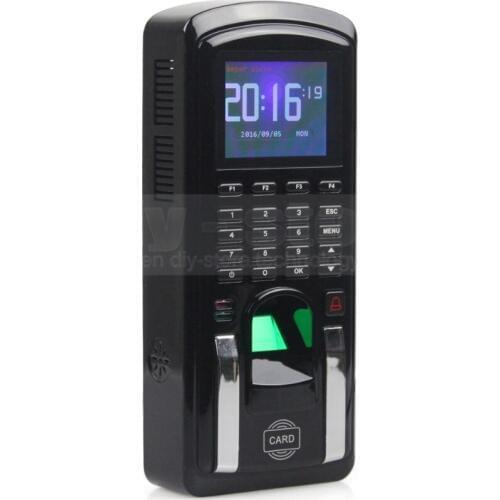 DIYSECUR Biometric Fingerprint Access Controller And Attendance TCP IP With RFID ID Card Reader + USB MF151