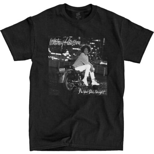 Whitney Houston - Black Shirt Ships Fast High Quality 2019 Unisex Tee