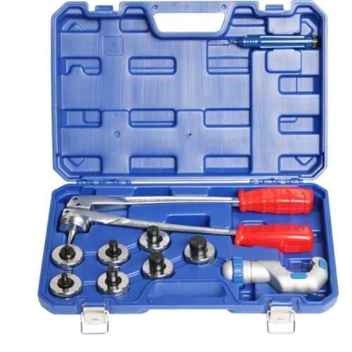 Manual Tube Expander Pipe Flaring Tool for Copper/Aluminum Pipes 10-28mm CT-100A Power Tool Set