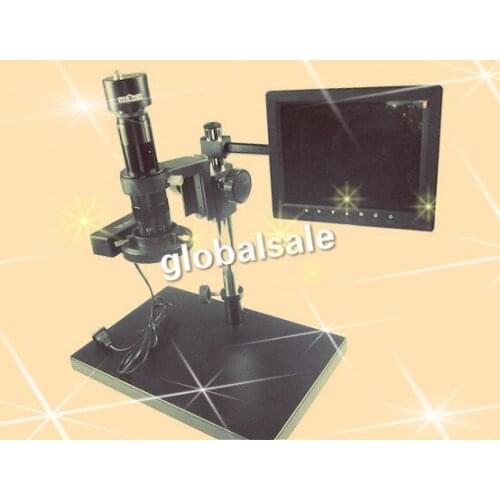 KE-208A 30-180X KE208-A Electron Zoom Video Eyepiece Microscope CCD camera system with VGA Interface