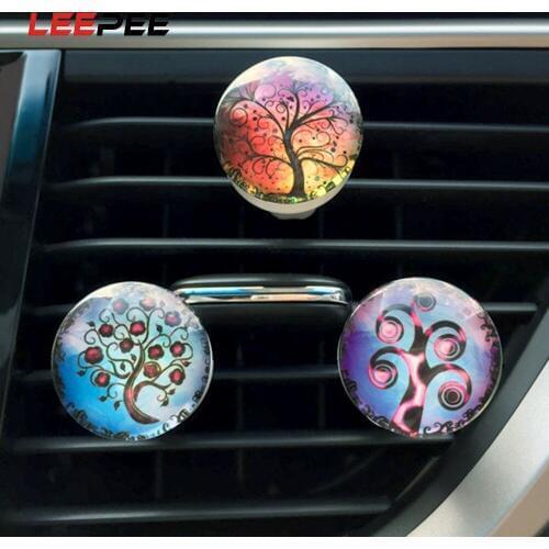 LEEPEE Tree of Life Vent Air Freshener Diffuser Auto Outlet Perfume Car Air Freshener Air Conditioning Clip Solid Perfume