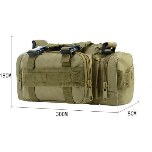 Hot Sell High Quality Outdoor Military Tactical Waist Pack Waist Bag Mochilas Molle Camping Hiking Pouch 3P Chest Bag Пакет