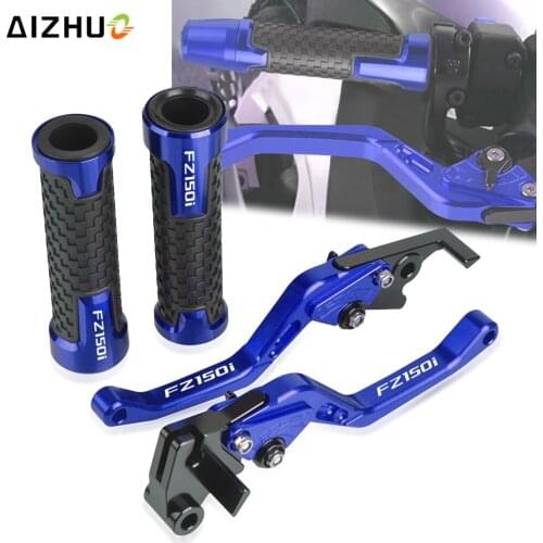 FZ 150I LOGO FOR YAMAHA FZ150I 2013-2018 2014 2015 2016 2017 CNC Aluminum Motorcycle Accessories Brake Clutch Levers handlebar
