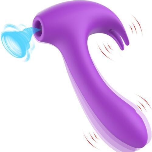 Blowjob Toy Dildo Vibrator 12 Speed Vibrating Clitoris Nipple Sucking Vibrator G Spot Stimulator Erotic Sex Toys For Adult Women