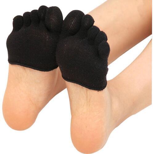 3 Pairs Women Socks Meias Open Toe Five Fingers Cute Shaping Casual Fish Mouth Cotton Socks Summer Thin Forefoot Girls Socks Sox