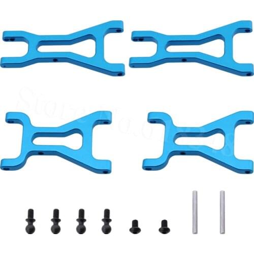 For WLtoys A959 Upgrade Parts Aluminium Rear & Front Lower Suspension Arm 1/18 RC Car Replacement