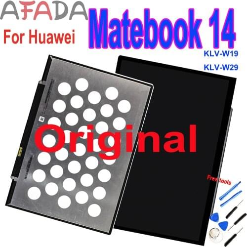 Original 14"Display for Huawei MateBook 14 KLV-W19 KLV-W29 IPS LCD Display Touch Screen Digitizer Assembly 2160*1440 Replacement