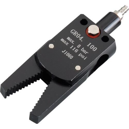 Pneumatic Mini Fixture J1060 Manipulator Accessories Mechanical Fixture Water Spout Clip for industrial robots black Aluminum