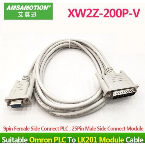 XW2Z-200P-V Suitable Omron PLC C200H C60P C100H CVM1 Connect LK201 Module Programming Cable
