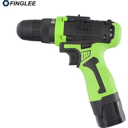 FINGLEE 18 V Max Electric Screwdriver Cordless Drill Mini Wireless Power Driver DC Lithium-Ion Battery