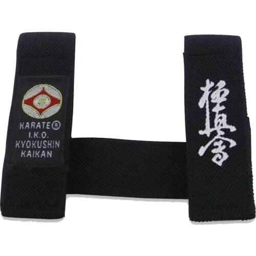 Sinobudo WKO Shinkyokushin Karate Belt Fixer IKO Kyokushin Karate Belt Fixed retainer Black Belt Fixer