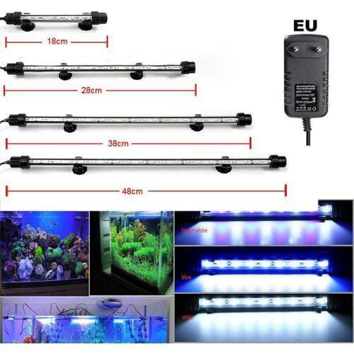 Aquarium Led Lighting Fish Tank Lights Plant Growing Lighting 2-5.8W 220V EU Plug Aquarium Decor Lighting for Aquarium Accessori