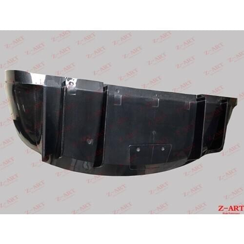 Z-ART for Model X carbon fiber rear diffuser for Tesla model X carbon fiber rear lip for Model X carbon fiber rear chin