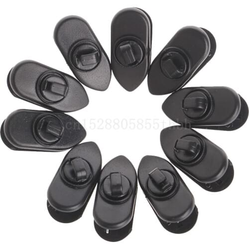 10Pcs/Set Cable Cord Clip Clamp Collar Lapel Shirt Holder For Headphone Earphone