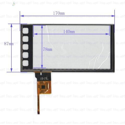 ZhiYuSun POST KDT-6532 7inch touch panel for Car DVD, 170*87 GPS 170mm*87 mm Capacitive touch screen