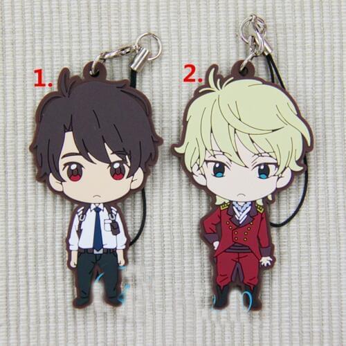 1pcs Limited Aldnoah Zero Slaine Troyard SLAINE TROYARD Resin Keychain Rubber Strap Phone Pendant Keyrings