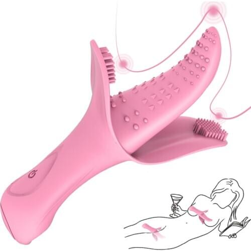 3 Shocking Point Vibrator Tongue Licking Sex Toys Vagina Stimulator G-spot Clitoris Massage Female Masturbator Adult Sex Product