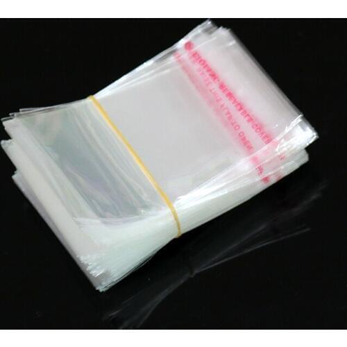 Free Shipping 400pcs/lot 9*12cm Clear Self Adhesive Seal Plastic Opp Bag Gift Bag Packing Bags For Gifts jewelry Packaging