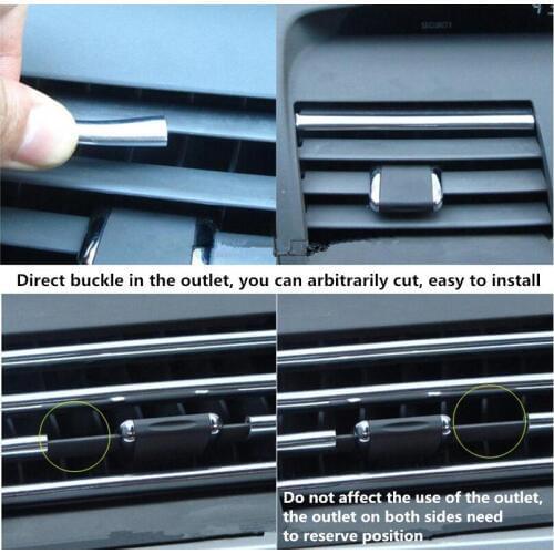 4m Car Styling Outlet decorative line Stickers For BMW X4 G02 F26 X5 F85 F15 E70 X6 F86 F16 E71 Z4 E89 Z8 E52 Car Accessories