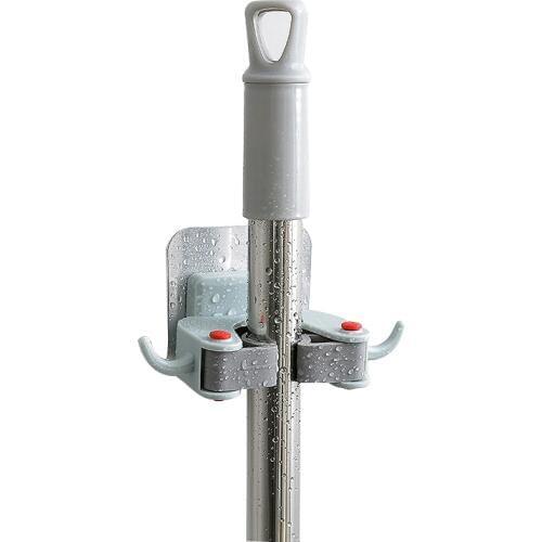 Home Wall Mounted Storage Mop Holder Brush Broom Hanger Storage Rack Kitchen Organizer Mounted Accessory Hanging Kitchen Tools