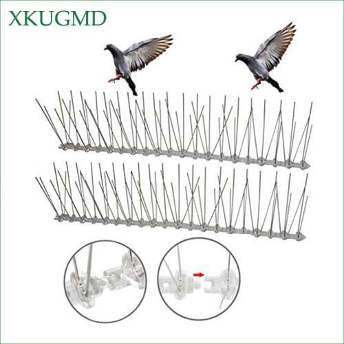 Hot 20PCS 10M Orchard Stainless Steel Bird-proof Needle Outdoor Installation Bird Repeller Villa Installed Away From Bird Device