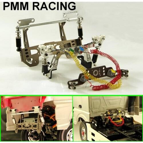 RC Body Front Rear Dynamic Levitate Suspension System Kit for 1/14 Tamyia Truck SCANIA MAN Actros Arocs DIY Upgrade Part