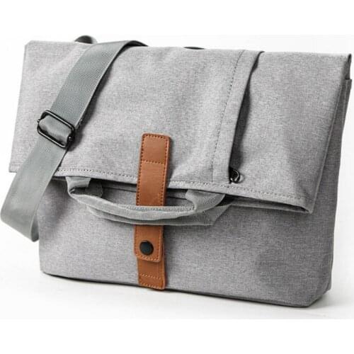 New mens Oxford cloth single shoulder bag multi-function large handbag