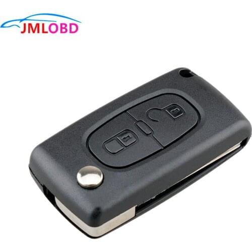 2019 New Remote Flip Folding Blank Key Shell Cover Case Peugeot 206 307 308 407 Partner Citroen C4 C5 C3 Berlingo Xsara