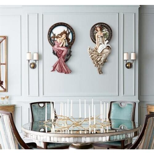 [New] European-style Three-dimensional Relief Home Wall Decoration Wall Hanging Porch Decor High-end Store Pendant