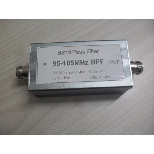 NEW 1PC Bandpass Filter 95-105MHz FM Filter FM Broadcast Filter