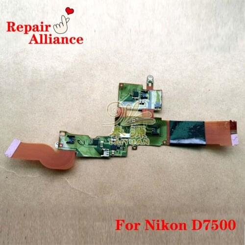 Original Small Main Body Mirror Box Left Side Flex Cable Repair Part For Nikon D7500 SLR