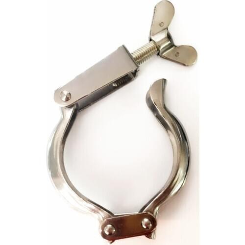 Free shipping Sanitary Three-section clamp stainless steel Food grade Sanitary clamp Ferrule Single Pin Tri Quick Clamps19-108