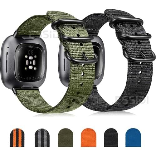 Essidi Sports Nylon Band Correa For Fitbit Versa 3 Women Men Bracelet Wrist Strap Loop For Fitbit Sense Watch