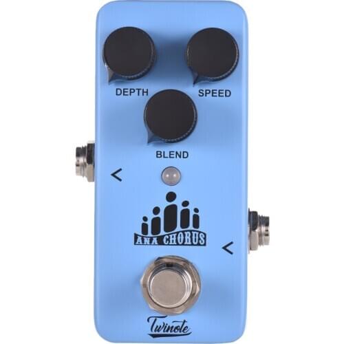Twinote ANA CHORUS Mini Analog Chorus Guitar Effect Pedal Processsor Full Metal Shell with True Bypass for guitar accessories