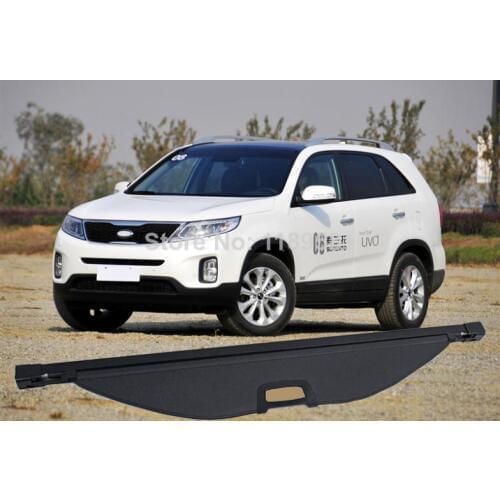 For Kia sorento 2013 2014 Aluminum alloy & cloth Rear Cargo screen Cover Trunk Screen new