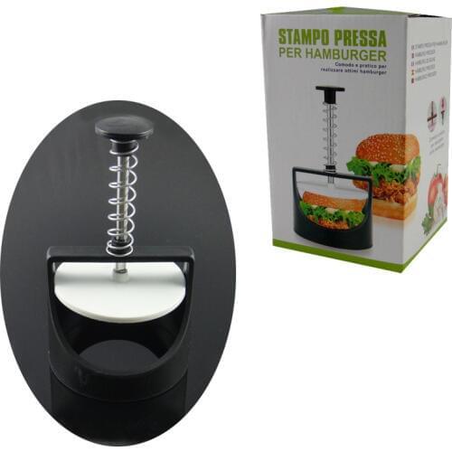 1PC Round Shape Hamburger Press Hamburger Meat Beef Grill Burger Press Patty Maker Mold ELB 514