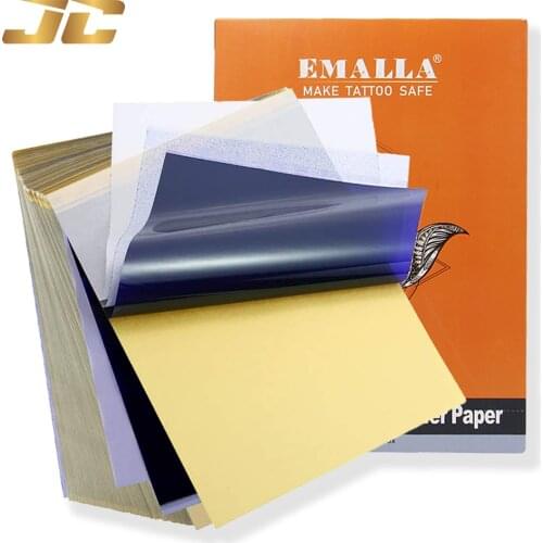 10/30/50/100 Sheets Tattoo Transfer Paper Thermal Stencil Transfer Copy Papers for Tattoo Transfer Machine Accessories Printer