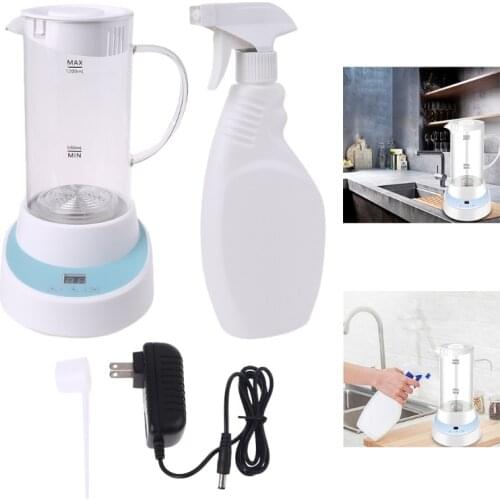 1200ml Disinfection Water Purifier Machine Protable Household Sodium Hypochlorite Electrolytic Water Generator Sprayer