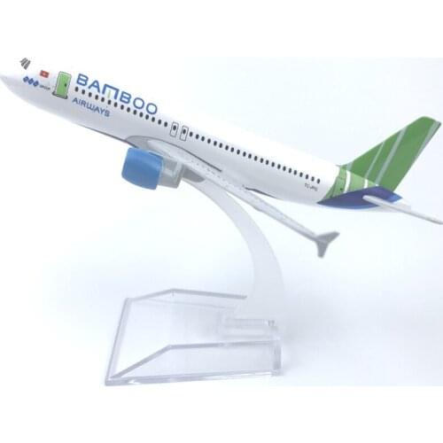 16cm Yuezhu Aviation Airbus A320 Alloy Aircraft Model Diecast Aircraft Toys Airplane Airliner Kid Gifts Collectible