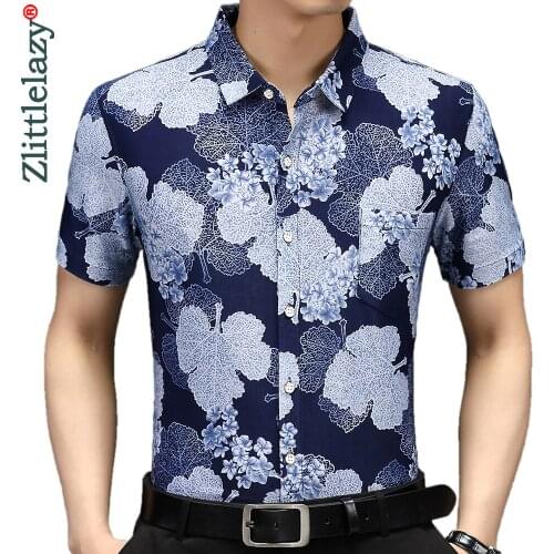 2021 hawaiian mens shirts for men clothing floral fashion pocket summer short sleeve shirt luxury dress casual clothes jersey 02